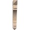 Ekena Millwork Merced Arts & Crafts Smooth Bracket, Douglas Fir, 5 1/2"W x 34"D x 42"H BKT06X34X42MRC03SDF - alternate 2